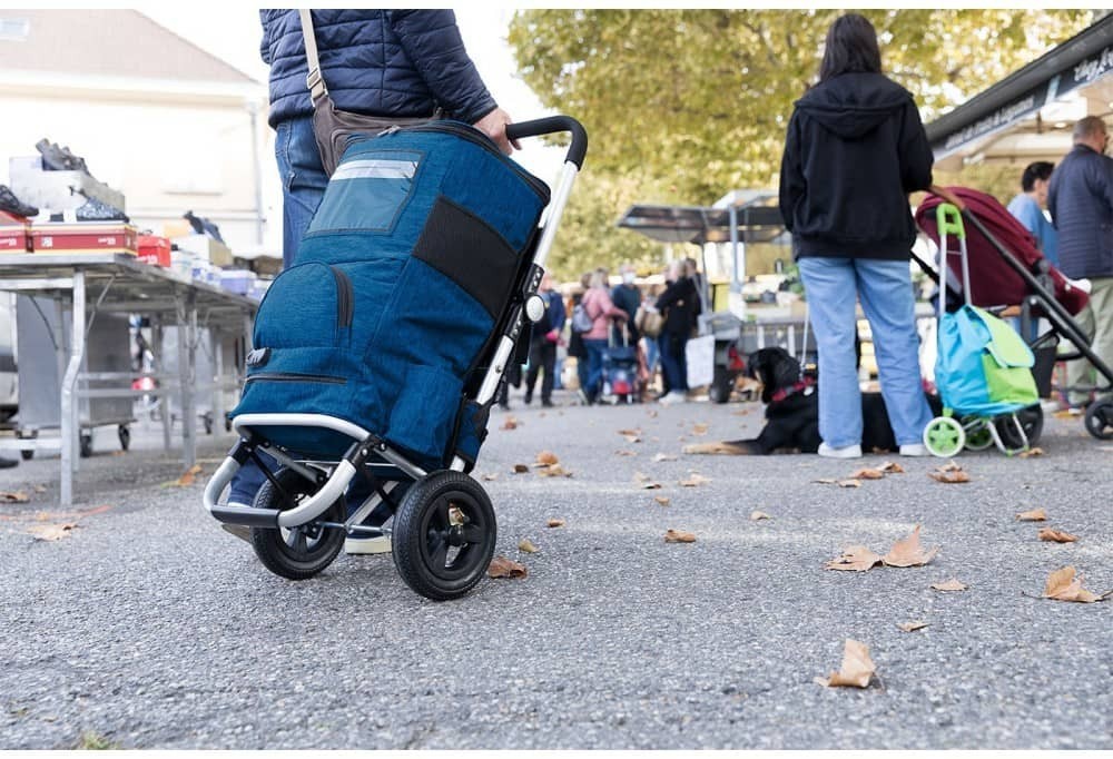 Le chariot de course isotherme Pacosoleil : un chariot de course pliable solide