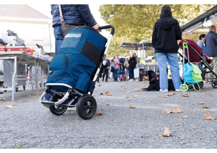 Le chariot de course isotherme Pacosoleil : un chariot de course pliable solide